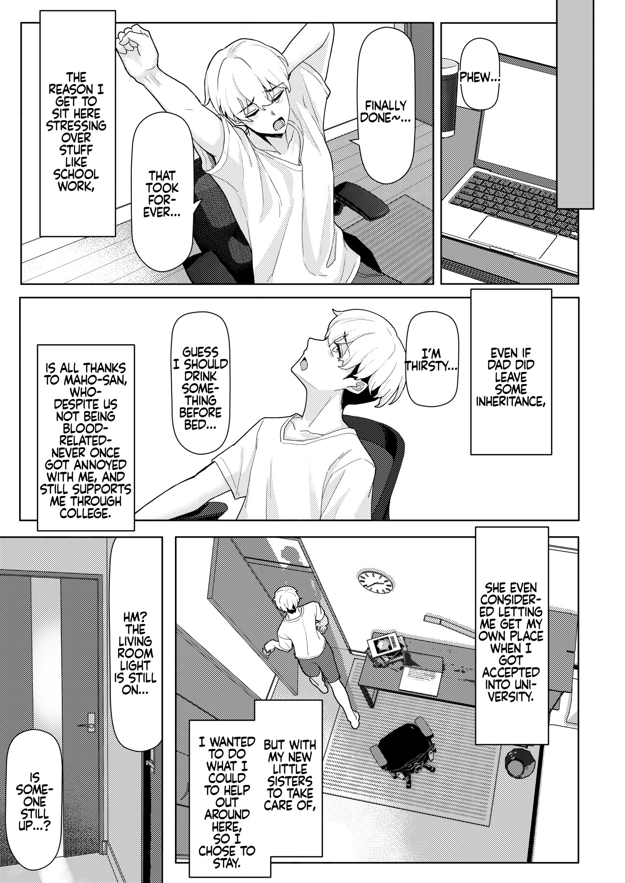 Hentai Manga Comic-Living with My Stepmom and Stepsisters After Dad's Remarriage and Having Sex with Them All-Read-6